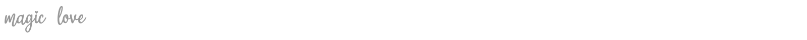 Magic Love font preview